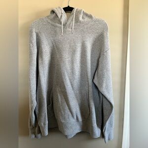 BP. - Grey Cotton Corduroy Pullover Sweatshirt
